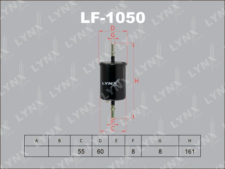 LYNXauto LF-1050 Fuel filter LF1050: Buy near me in Poland at 2407.PL - Good price!
