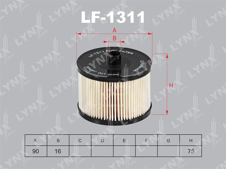 LYNXauto LF-1311 Kraftstofffilter LF1311: Kaufen Sie zu einem guten Preis in Polen bei 2407.PL!