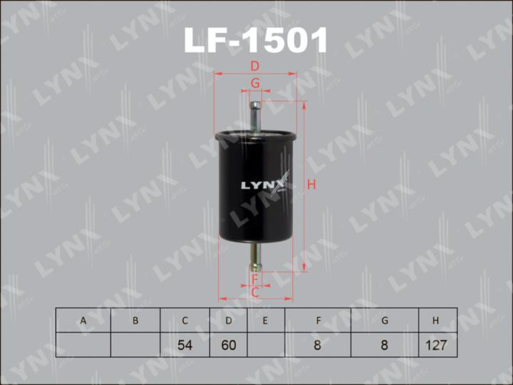 LYNXauto LF-1501 Fuel filter LF1501: Buy near me in Poland at 2407.PL - Good price!