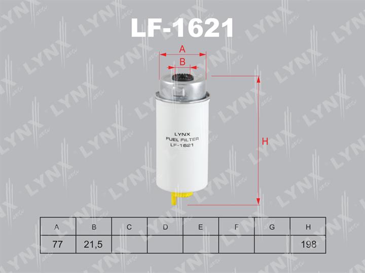 LYNXauto LF-1621 Kraftstofffilter LF1621: Kaufen Sie zu einem guten Preis in Polen bei 2407.PL!