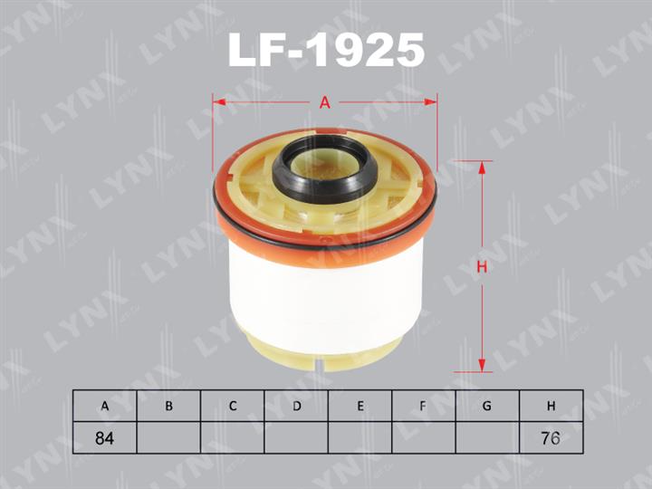 LYNXauto LF-1925 Fuel filter LF1925: Buy near me in Poland at 2407.PL - Good price!