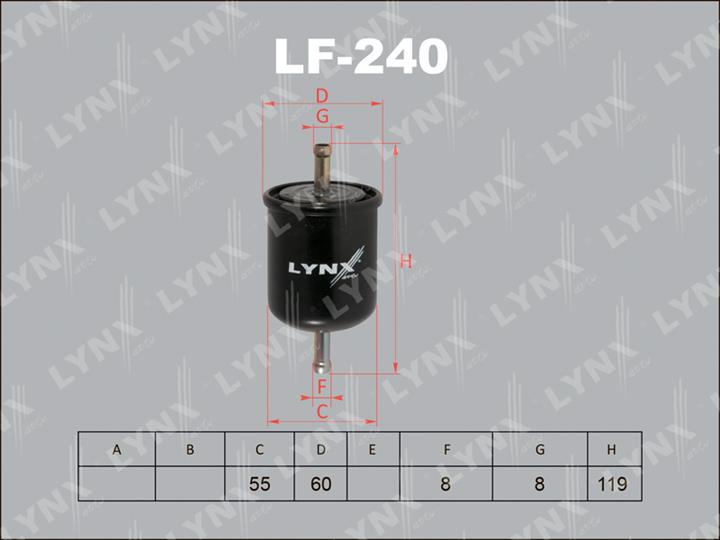 LYNXauto LF-240 Fuel filter LF240: Buy near me in Poland at 2407.PL - Good price!