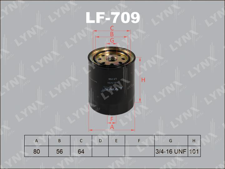 LYNXauto LF-709 Filtr paliwa LF709: Dobra cena w Polsce na 2407.PL - Kup Teraz!