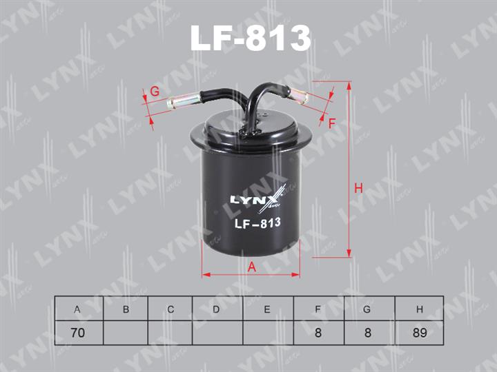 LYNXauto LF-813 Kraftstofffilter LF813: Kaufen Sie zu einem guten Preis in Polen bei 2407.PL!