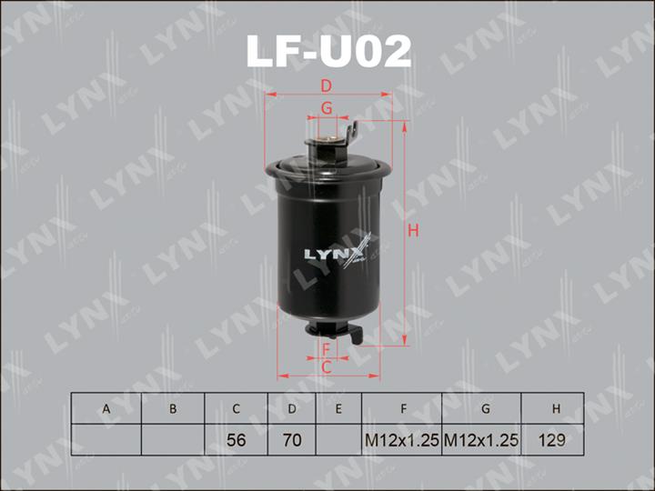 LYNXauto LF-U02 Топливный фильтр LFU02: Отличная цена - Купить в Польше на 2407.PL!