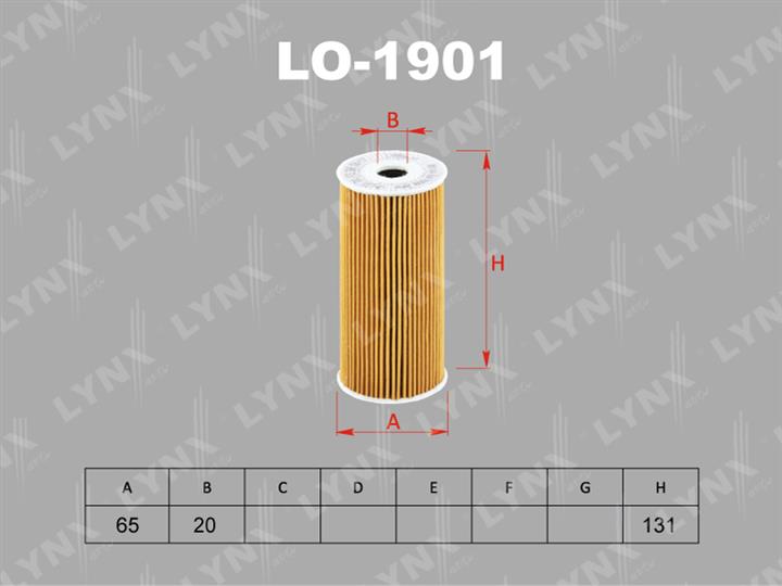 LYNXauto LO-1901 Filtr oleju LO1901: Dobra cena w Polsce na 2407.PL - Kup Teraz!