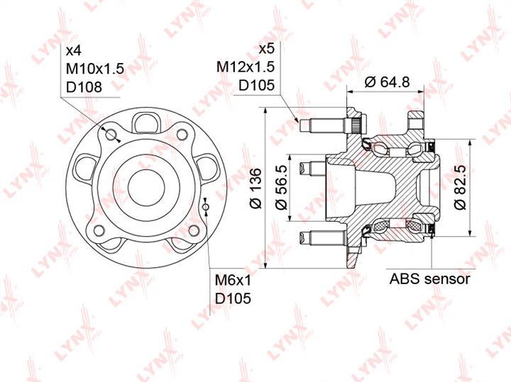 LYNXauto WH-1191 Łożysko piasty koła, komplet WH1191: Dobra cena w Polsce na 2407.PL - Kup Teraz!