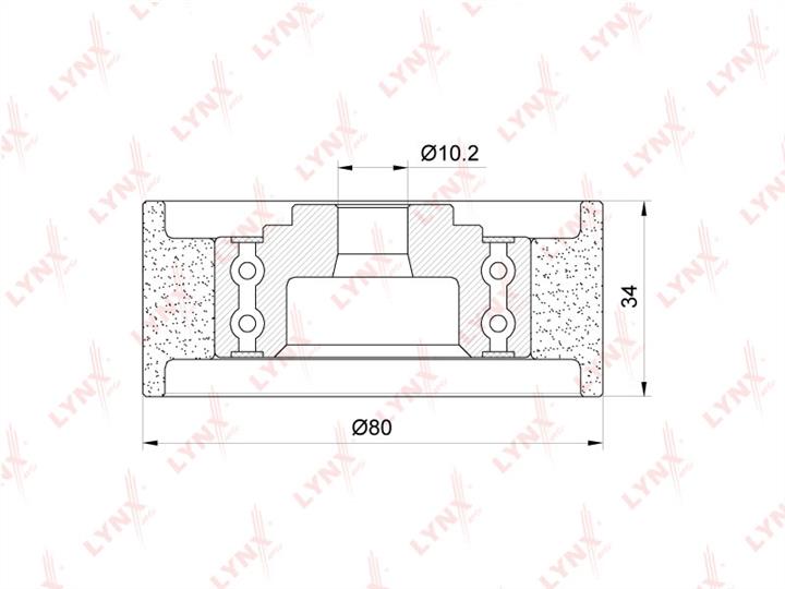 LYNXauto PB-3113 Tensioner pulley, timing belt PB3113: Buy near me in Poland at 2407.PL - Good price!