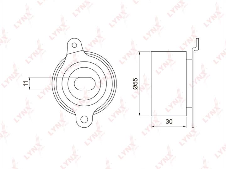 LYNXauto PB-1017 Tensioner pulley, timing belt PB1017: Buy near me in Poland at 2407.PL - Good price!