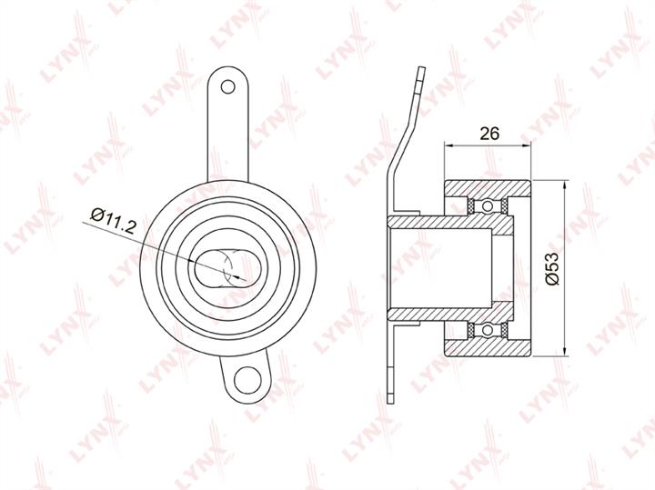 LYNXauto PB-1018 Tensioner pulley, timing belt PB1018: Buy near me in Poland at 2407.PL - Good price!