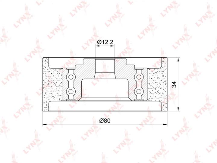 LYNXauto PB-3144 Ролик ремня ГРМ PB3144: Отличная цена - Купить в Польше на 2407.PL!