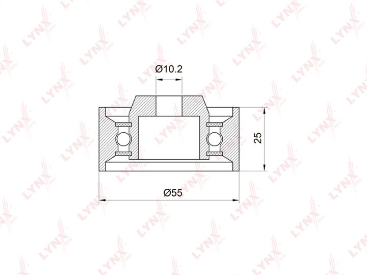 LYNXauto PB-3009 Ролик ременя ГРМ PB3009: Приваблива ціна - Купити у Польщі на 2407.PL!