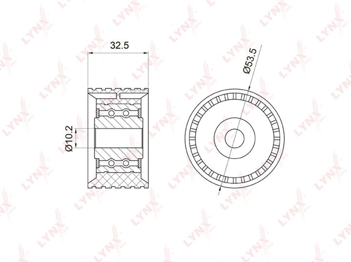 LYNXauto PB-3028 Tensioner pulley, timing belt PB3028: Buy near me in Poland at 2407.PL - Good price!