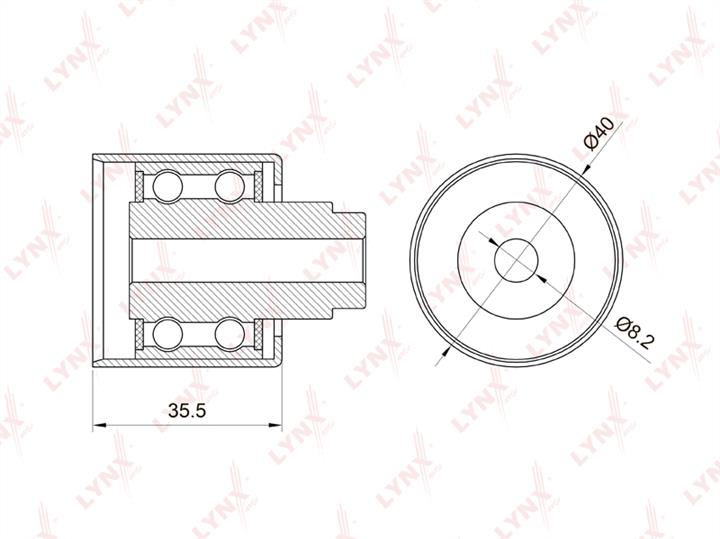 LYNXauto PB-3001 Tensioner pulley, timing belt PB3001: Buy near me in Poland at 2407.PL - Good price!