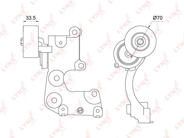 LYNXauto PT-3223 Napinacz pasa napędowego PT3223: Dobra cena w Polsce na 2407.PL - Kup Teraz!