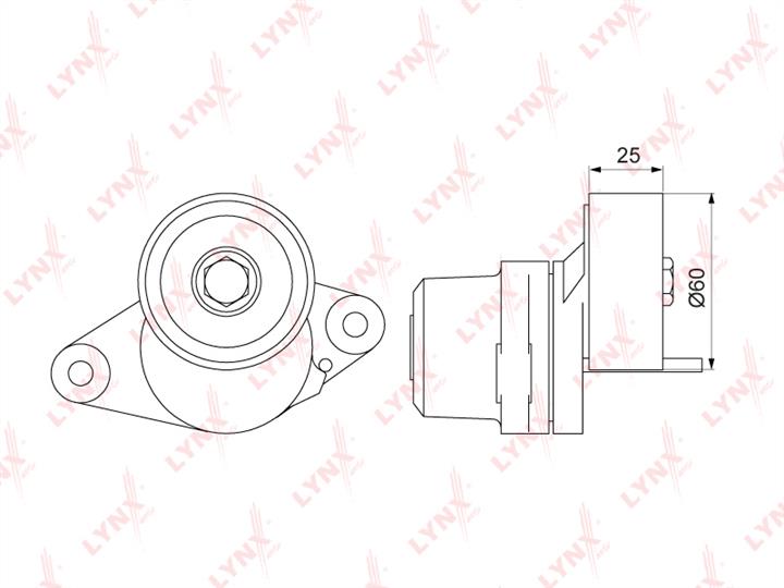 LYNXauto PT-3270 Napinacz pasa napędowego PT3270: Dobra cena w Polsce na 2407.PL - Kup Teraz!