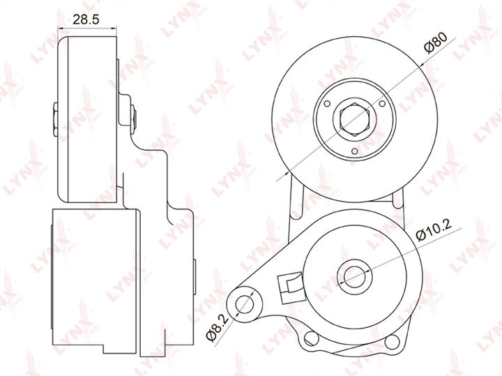 LYNXauto PT-3024 Riemenspannroll PT3024: Kaufen Sie zu einem guten Preis in Polen bei 2407.PL!