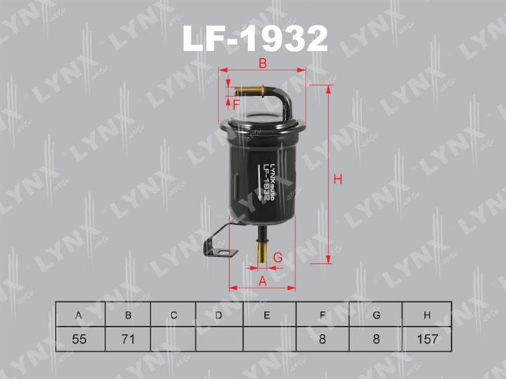 LYNXauto LF-1932 Filtr paliwa LF1932: Dobra cena w Polsce na 2407.PL - Kup Teraz!
