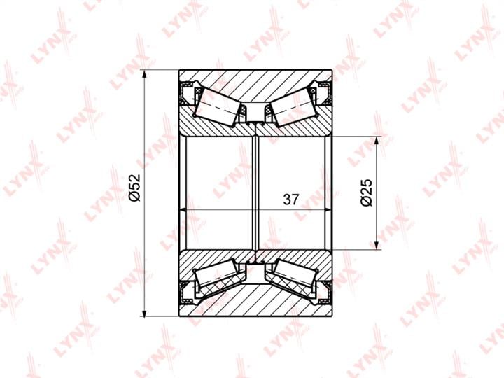 LYNXauto WB-1173 Wheel bearing kit WB1173: Buy near me in Poland at 2407.PL - Good price!