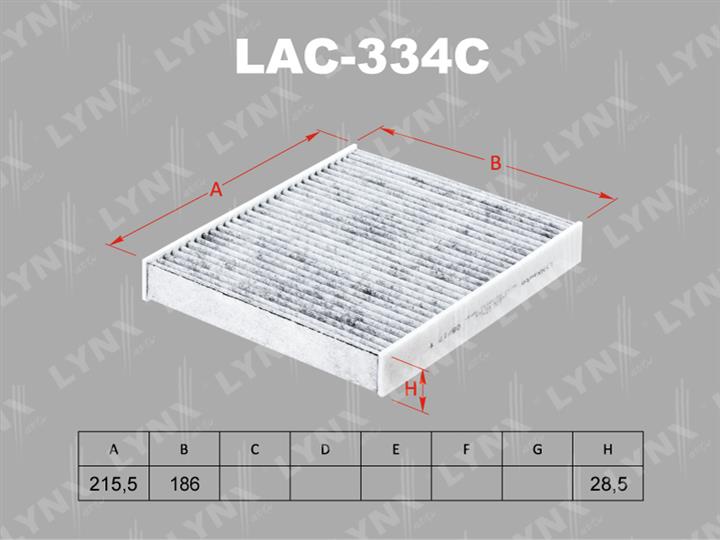 LYNXauto LAC-334C Filter, interior air LAC334C: Buy near me in Poland at 2407.PL - Good price!