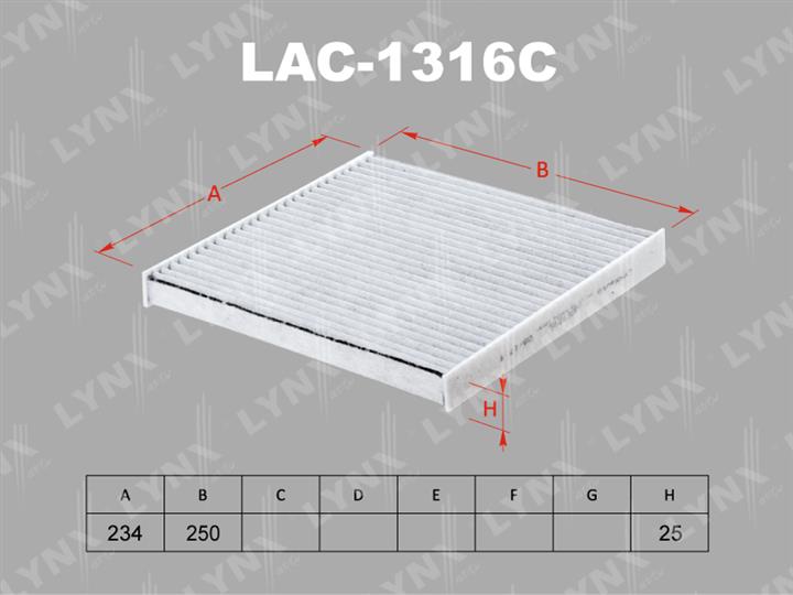 LYNXauto LAC-1316C Filter, interior air LAC1316C: Buy near me in Poland at 2407.PL - Good price!