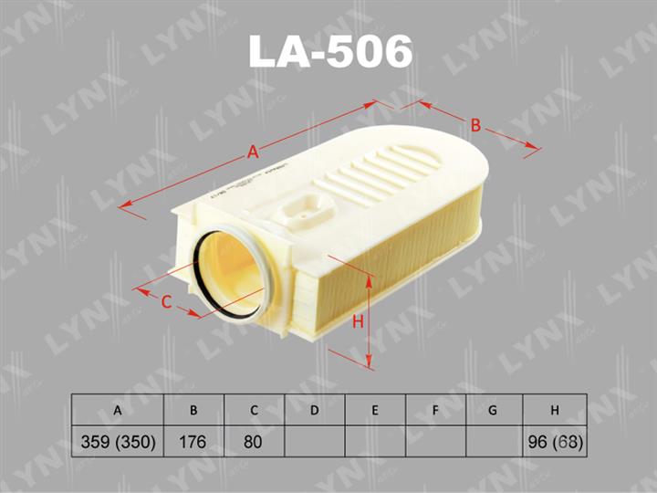LYNXauto LA-506 Filter LA506: Kaufen Sie zu einem guten Preis in Polen bei 2407.PL!