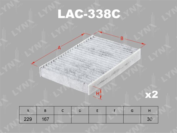 LYNXauto LAC-338C Filter, interior air LAC338C: Buy near me in Poland at 2407.PL - Good price!