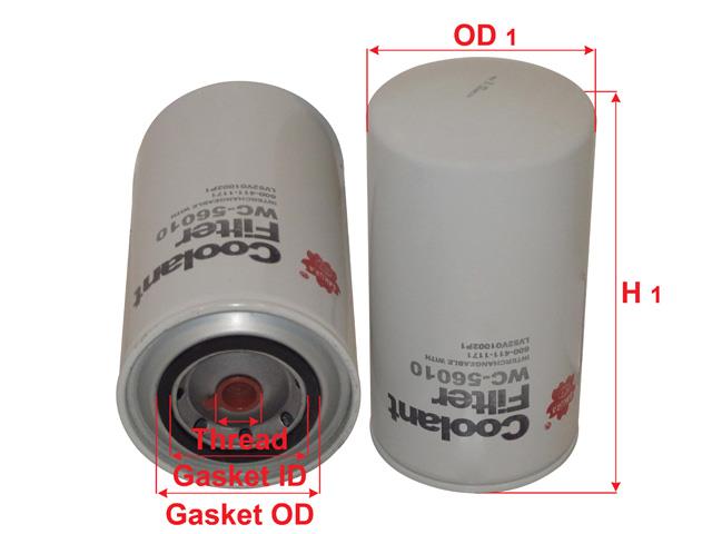Sakura WC-56010 Фильтр охлаждающей жидкости WC56010: Отличная цена - Купить в Польше на 2407.PL!