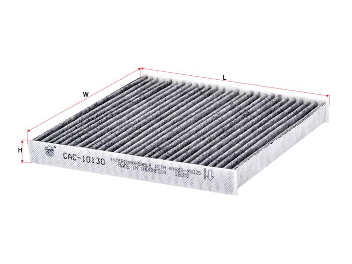 Sakura CAC-10130 Activated Carbon Cabin Filter CAC10130: Buy near me in Poland at 2407.PL - Good price!