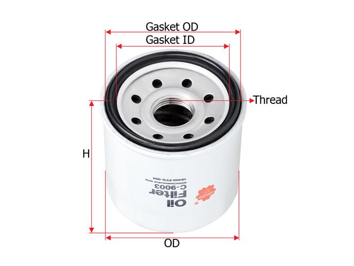 Sakura C-9003 Filtr oleju C9003: Dobra cena w Polsce na 2407.PL - Kup Teraz!