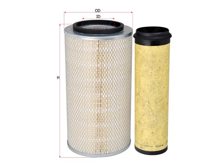 Sakura A-6207-S Air filter A6207S: Buy near me in Poland at 2407.PL - Good price!