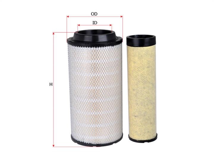 Sakura A-5107-S Air filter A5107S: Buy near me at 2407.PL in Poland at an Affordable price!