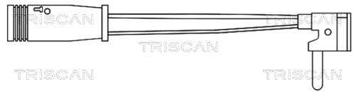 Triscan 8115 23016 Czujnik zużycia klocków hamulcowych 811523016: Dobra cena w Polsce na 2407.PL - Kup Teraz!