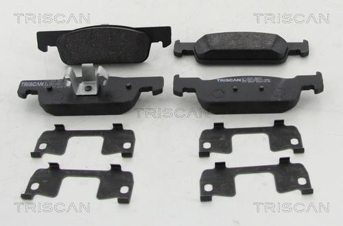 Triscan 8110 25044 Brake Pad Set, disc brake 811025044: Buy near me in Poland at 2407.PL - Good price!