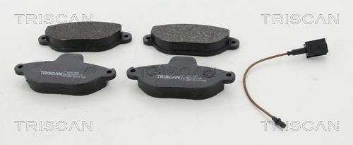 Triscan 8110 15051 Brake Pad Set, disc brake 811015051: Buy near me in Poland at 2407.PL - Good price!