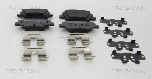 Triscan 8110 43044 Brake Pad Set, disc brake 811043044: Buy near me in Poland at 2407.PL - Good price!