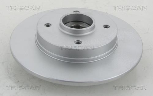 Triscan 8120 28126C Rear brake disc, non-ventilated 812028126C: Buy near me in Poland at 2407.PL - Good price!