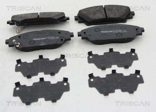 Triscan 8110 50190 Тормозные колодки дисковые, комплект 811050190: Отличная цена - Купить в Польше на 2407.PL!