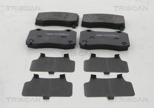 Triscan 8110 10606 Brake Pad Set, disc brake 811010606: Buy near me in Poland at 2407.PL - Good price!