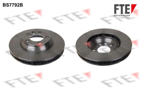 FTE BS7792B Front brake disc ventilated BS7792B: Buy near me in Poland at 2407.PL - Good price!