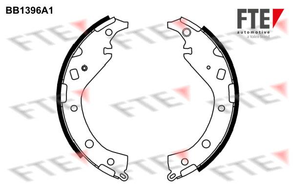 FTE BB1396A1 Brake shoe set BB1396A1: Buy near me at 2407.PL in Poland at an Affordable price!