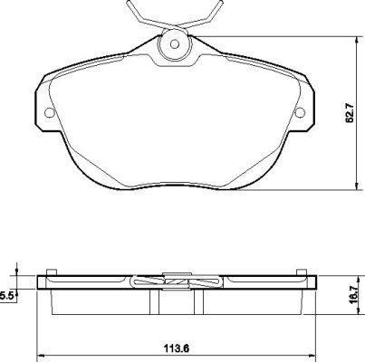 Alanko 300646 Brake Pad Set, disc brake 300646: Buy near me in Poland at 2407.PL - Good price!