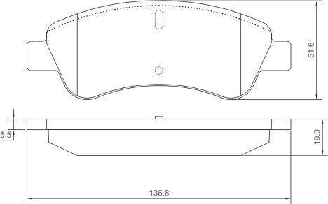 Alanko 300628 Brake Pad Set, disc brake 300628: Buy near me in Poland at 2407.PL - Good price!