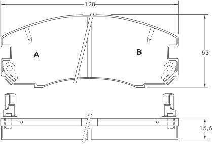 Alanko 300436 Brake Pad Set, disc brake 300436: Buy near me in Poland at 2407.PL - Good price!