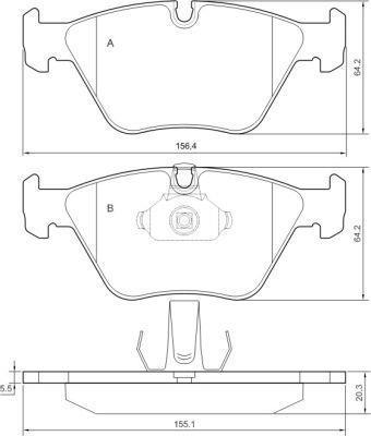 Alanko 300457 Brake Pad Set, disc brake 300457: Buy near me in Poland at 2407.PL - Good price!