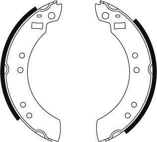 Alanko 302470 Brake shoe set 302470: Buy near me in Poland at 2407.PL - Good price!