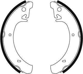 Alanko 302503 Brake shoe set 302503: Buy near me at 2407.PL in Poland at an Affordable price!