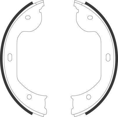 Alanko 302534 Parking brake shoes 302534: Buy near me in Poland at 2407.PL - Good price!