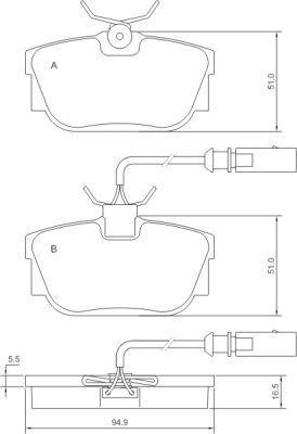 Alanko 300510 Brake Pad Set, disc brake 300510: Buy near me in Poland at 2407.PL - Good price!