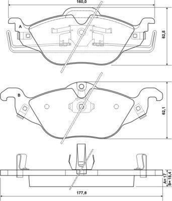 Alanko 300313 Brake Pad Set, disc brake 300313: Buy near me in Poland at 2407.PL - Good price!